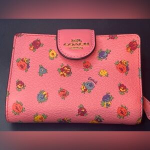 Coach Vintage Rose in Pink Lemonade wallet
